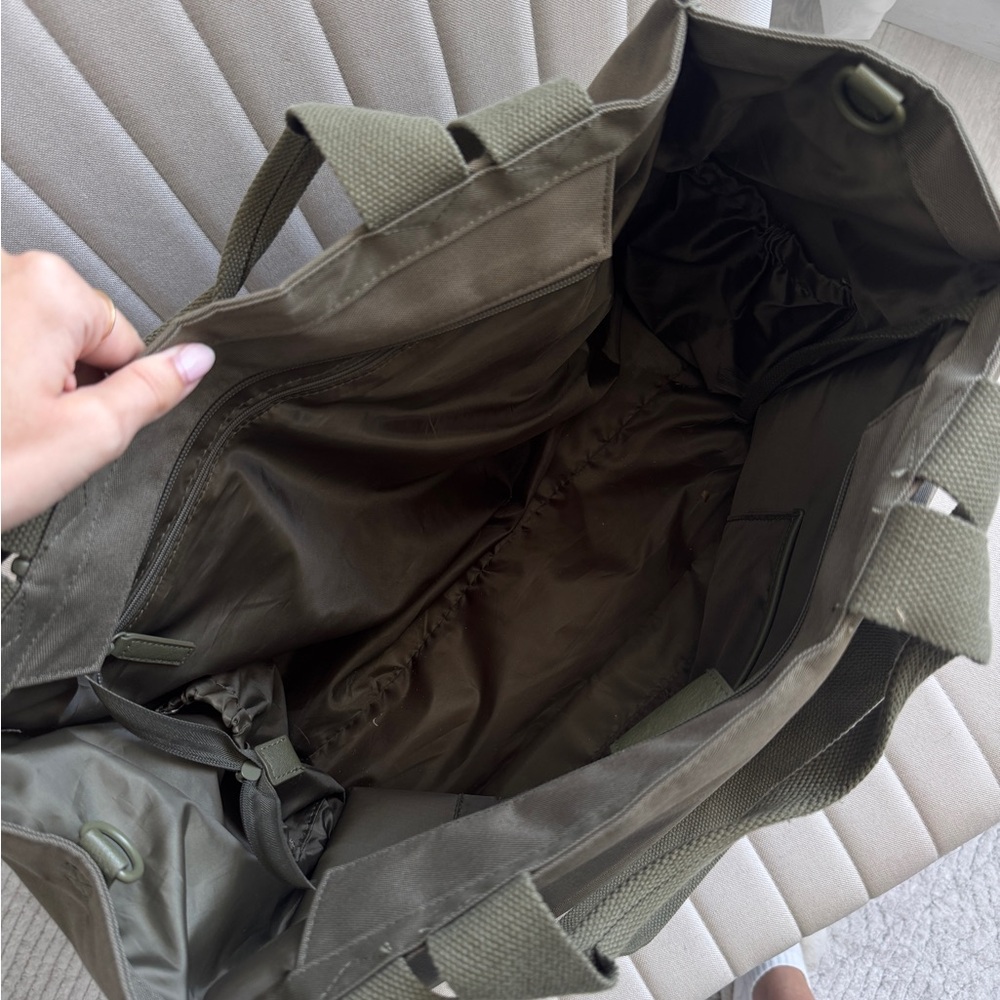 BEIS Olive Green Large Tote Bag - Picture 3 of 3